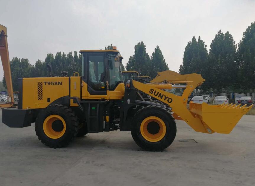 chinese wheel loader, T958 Wheel Loader made by SUNYO