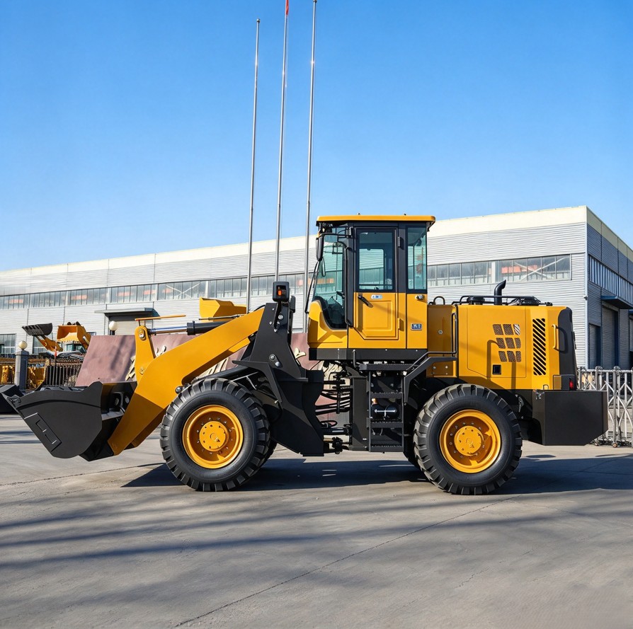 SY938 wheel loader working site